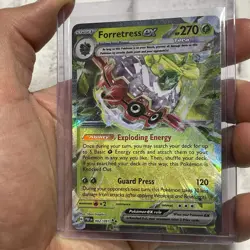 Forretress ex 002/091 Double Rare Scarlet & Violet Paldean Fates Pokemon NM/MT - Image 2