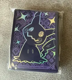 Shiny Mimikyu Pokemon Card Sleeves - 1 Pack (65 Ct) For Binders Or Toploaders - Image 1