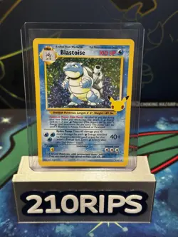Pokemon TCG Blastoise Celebrations Card 2/102 25th Anniversary Edition NM - Image 1