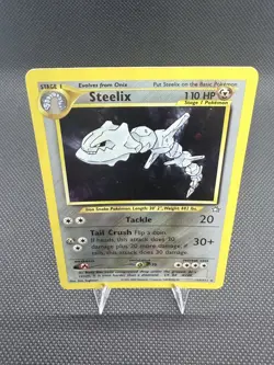 Steelix 15/111 Holo – MP Neo Genesis WOTC Vintage 2000 Pokemon Card - Image 4