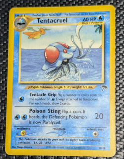 Pokemon Card - Tentacruel Southern Islands 10/18 Promo Vintage 2001 - Image 1