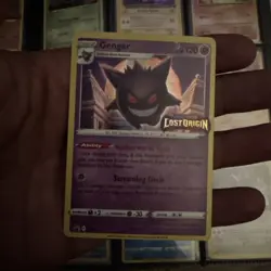Gengar Lost Origin Stamped Pokemon Sword & Shield Holo Card 2022 SWSH241 - Image 1