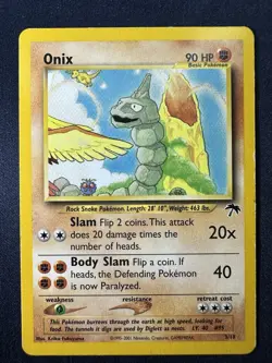 Pokemon Card - Onix Southern Islands 3/18 Promo LP-/MP+ Free Shipping B - Image 1