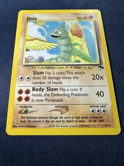 Pokemon Card - Onix Southern Islands 3/18 Promo LP-/MP+ Free Shipping B - Image 3