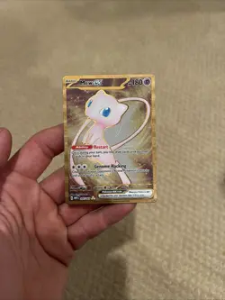 Pokemon TCG Mew EX 151 Gold Promo Metal Scarlet & Violet Ultra Rare Card - Image 1