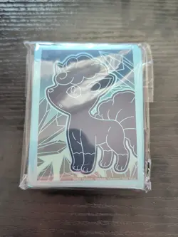 65 Ct Silver Tempest ETB Alolan Vulpix Card Sleeves Sealed Pokemon - Image 1