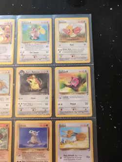 Lot Of 9 Pokemon Cards In Binder Sheet - Image 3