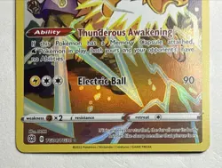 Pokemon TCG Jolteon Brilliant Stars Holo Ultra Rare Card TG04/TG30 - Image 3