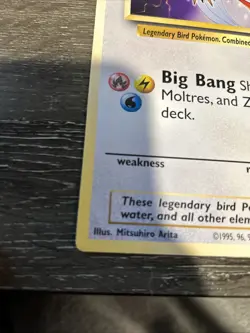 Pokemon Legendary Birds Articuno Moltres Zapdos RARE Jumbo Card Bi4 - Image 2