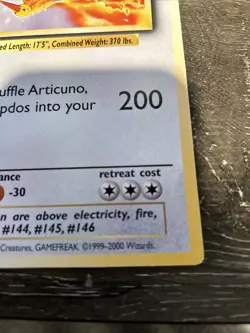 Pokemon Legendary Birds Articuno Moltres Zapdos RARE Jumbo Card Bi4 - Image 3