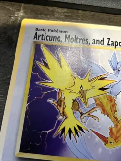 Pokemon Legendary Birds Articuno Moltres Zapdos RARE Jumbo Card Bi4 - Image 5