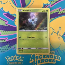 Morelull 3/18 - Detective Pikachu - Holo Pokemon Card - Image 1