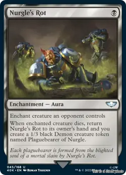 Nurgle's Rot [40K - 45] - NM TCG MTG - Image 1