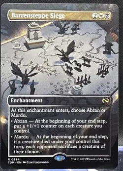 Barrensteppe SIege #384 Tarkir: Dragonstorm Borderless Regular Rare *Buy 2 Get 1 - Image 1