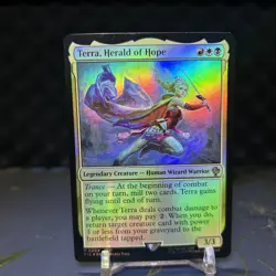 MTG Terra, Herald of Hope Commander: Final Fantasy Foil - Image 1