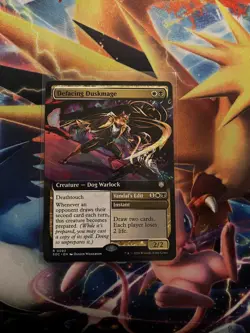 Defacing Duskmage (Extended Art) Commander: Secrets of Strixhaven Regular - Image 1