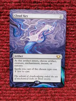 Cloud Key #54 MTG Edge of Eternities Commander Hand Painted Extended Altered Art - Image 1
