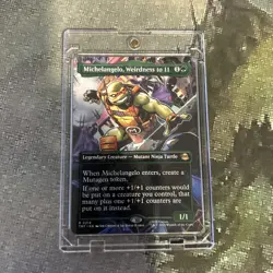 MTG Michelangelo, Weirdness to 11 (Borderless) - Teenage Mutant Ninja Turtles - Image 3