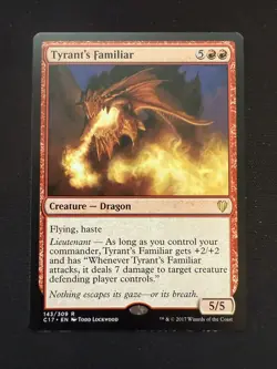 Tyrant's Familiar 143 - R - Commander 2017 - Normal - MTG - LP - Image 1