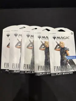 MTG: Magic The Gathering Final Fantasy Play Sleeved Booster Pack x5 - Image 1