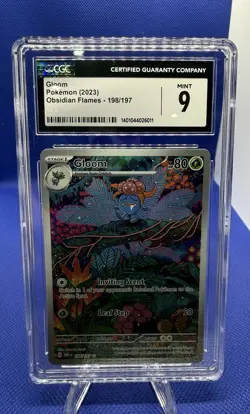 Pokemon TCG Obsidian Flames Gloom 198/197 Holo Illustration Rare - Image 1