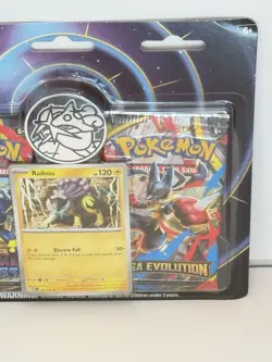 Pokemon Mega Evolution & Phantasmal Flames 2-Pack Blister SEALED - Raikou promo - Image 3