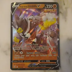 Single Strike Urshifu V 85/163 Pokemon card - Image 1