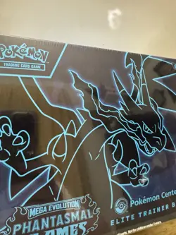 Pokemon TCG Mega Evolution Phantasmal Flames Pokemon Center ETB Sealed - Image 2