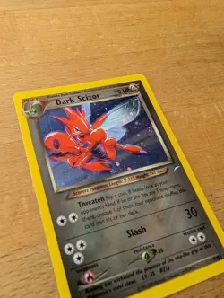 Pokemon Dark Scizor Neo Destiny Holo Rare 9/105 Stage 1 70 HP English 2000 - Image 4