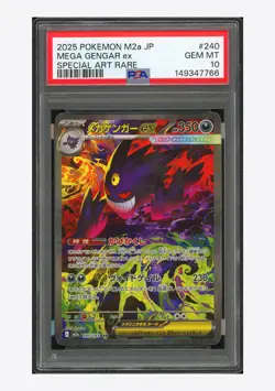 Pokemon PSA 10 Mega Gengar ex SAR 2025 240/193 M2a Japanese - Image 1