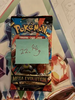 (HEAVY) 22.44g Pokemon TCG Mega Evolution Booster Pack (SEALED)✅ - Image 2