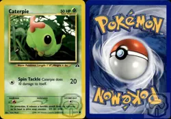 Caterpie 53/75 C Neo Discovery Pokemon Unlimited NM/M Yuka Morii - Image 2