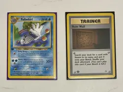 Pokemon TCG Poliwhirl 1ST EDITION 44/75 Neo Discovery NM with Bonus Trainer Card - Image 2