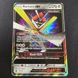 Kartana GX 70/111 Crimson Invasion Pokemon Card TCG - NM/VLP - Image 1