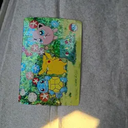 PIKACHU SQUIRTLE BULBASAUR Pokemon Vintage Holo Vending Prism Sticker #382 - Image 3