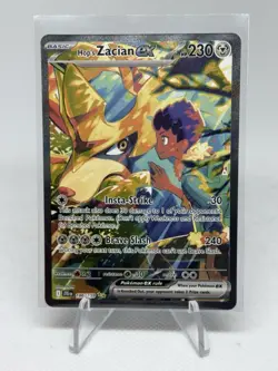 Pokemon Hop's Zacian EX 186/159 SV09: Journey Together Special Illustration Holo - Image 1