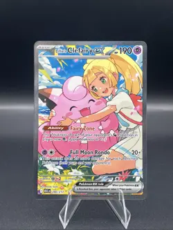 Pokemon Lillies Clefairy ex 280/217 special illustrated Rare Ascended Heroes SIR - Image 1