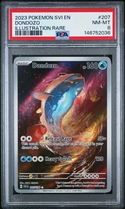 Pokemon Dondozo 207/198 SV01: Scarlet & Violet Base Set Holo Psa 8 - Image 1