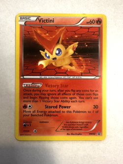 2011 Pokemon TCG Victini BW32 Black & White Black Star Promo Holo LP - Image 1