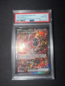 2025 POKEMON MEP EN-ME BLACK STAR PROMO #024 ORICORIO EX PSA 10 - Image 1