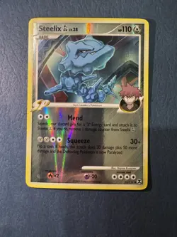 Pokemon TCG Steelix GL 51/111 Rising Rivals Reverse Holo - Image 1