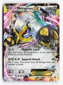 Metagross EX Shiny XY34 XY Promos Pokemon TCG Promo - Image 1