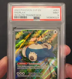 Pokemon Snorlax 151 Elite Trainer Box #51 PSA 9 - Image 3