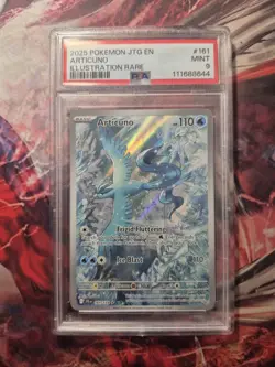 Pokemon TCG Articuno 161/159 Illustration Rare Journey Together PSA 9 Mint - Image 1