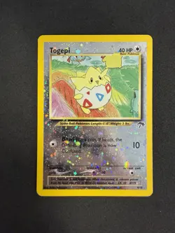 Pokemon Southern Islands Togepi Reverse Holo 4/18 LP - Image 1