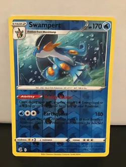 Swampert Pokemon Fusion Strike 64/264 Rare Reverse Holo - Image 1