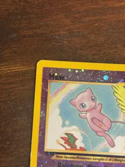 2001 Pokemon Southern Islands Mew 1/18 Reverse Holo Promo WOTC LP SWIRL - Image 2