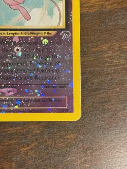 2001 Pokemon Southern Islands Mew 1/18 Reverse Holo Promo WOTC LP SWIRL - Image 4