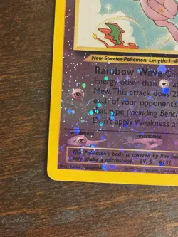 2001 Pokemon Southern Islands Mew 1/18 Reverse Holo Promo WOTC LP SWIRL - Image 5