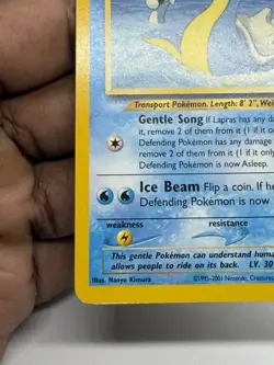 2001 Pokemon Southern Islands Lapras #12/18 - Image 3